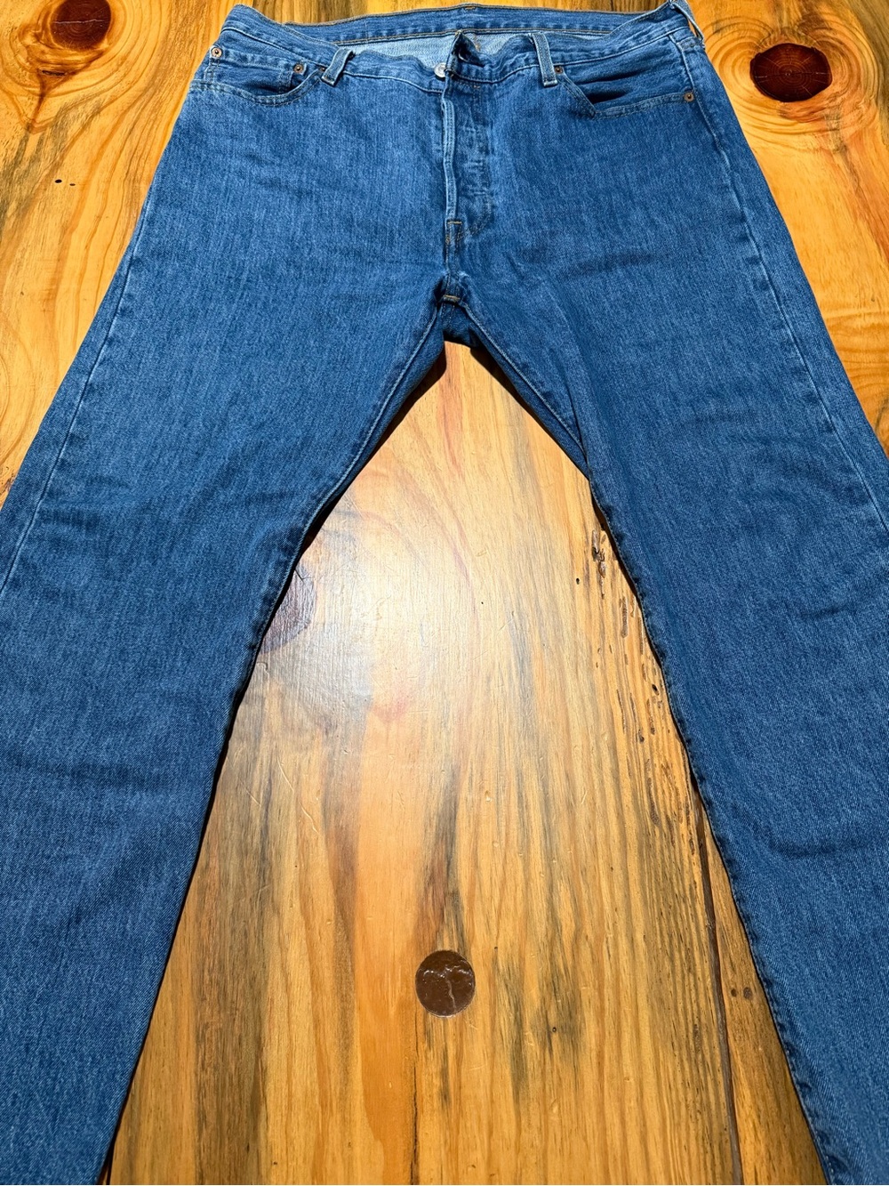 Levi's 501 Men's Jeans, Straight Leg, Medium Wash, 36x30